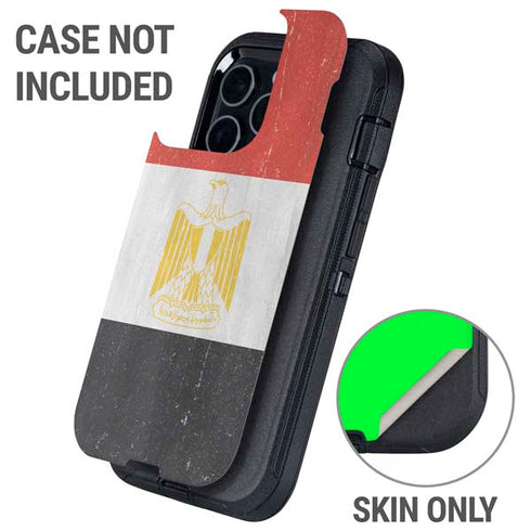 Egyptian Flag Distressed Otterbox Defender iPhone Skin